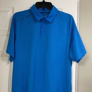 Under armour mens polo size large blue